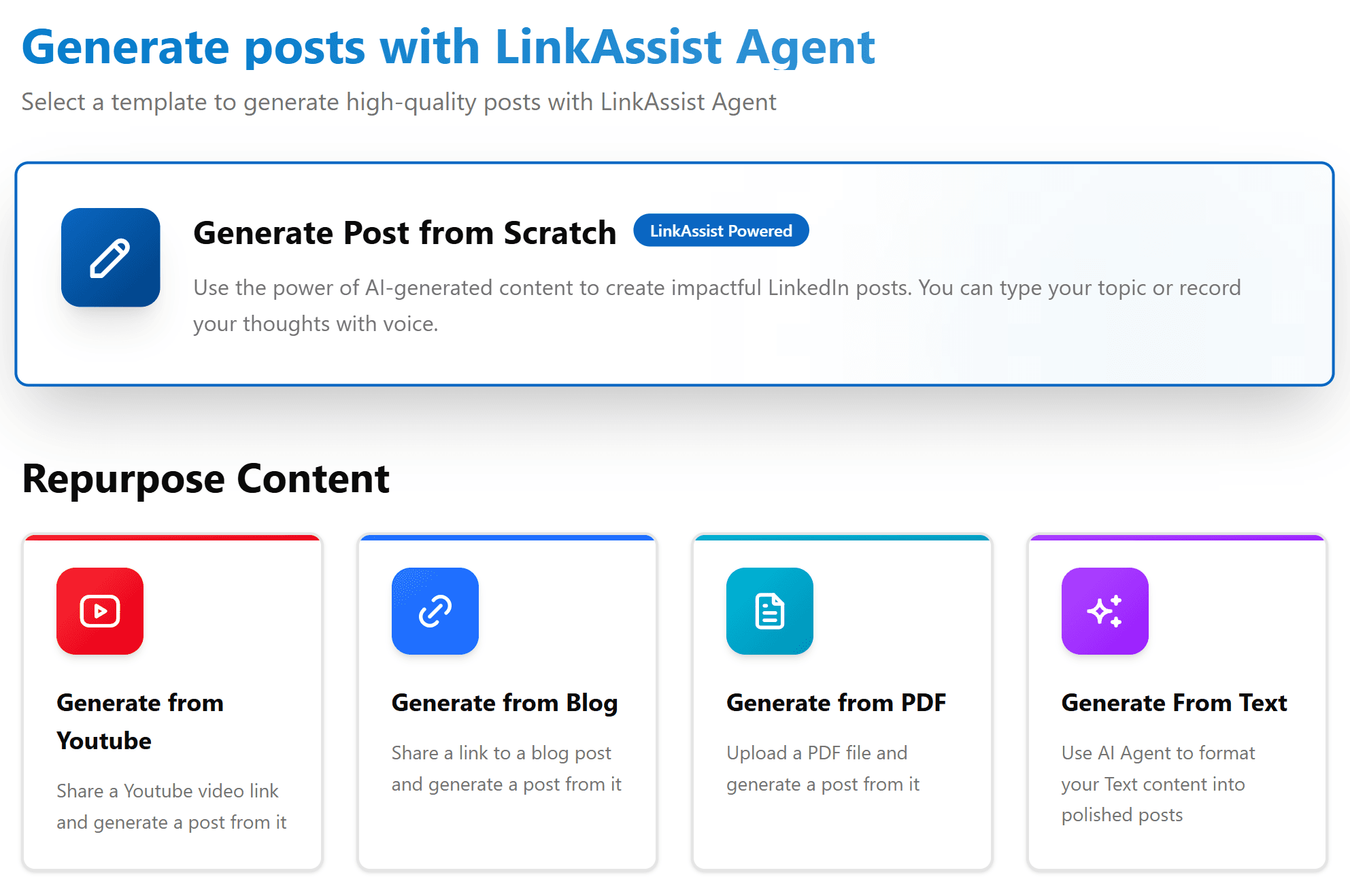 Post Writer Interface