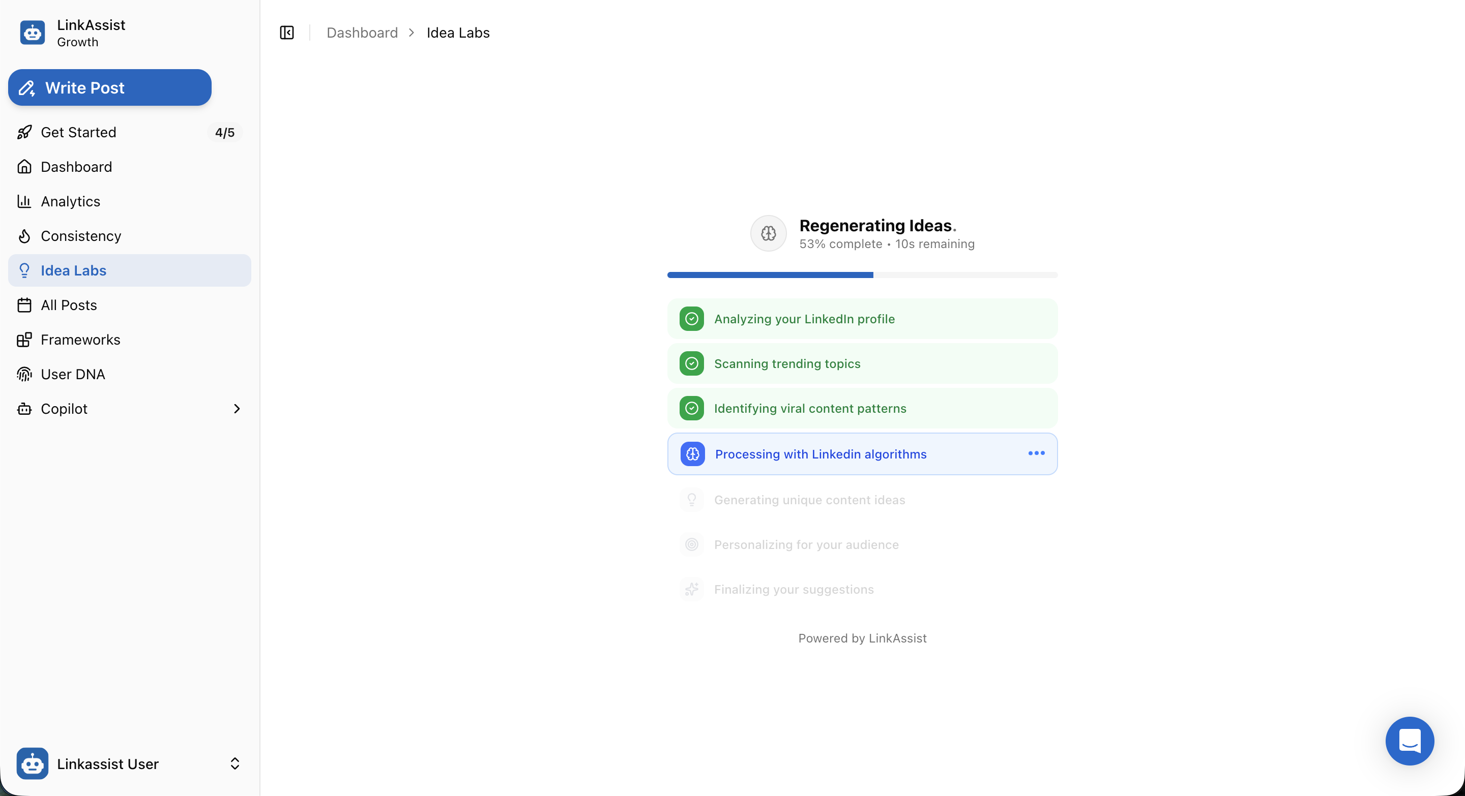 Real-time Idea Regeneration Pipeline